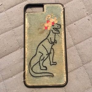 Dirty jean style stringy case. iPhone 6 or 7+